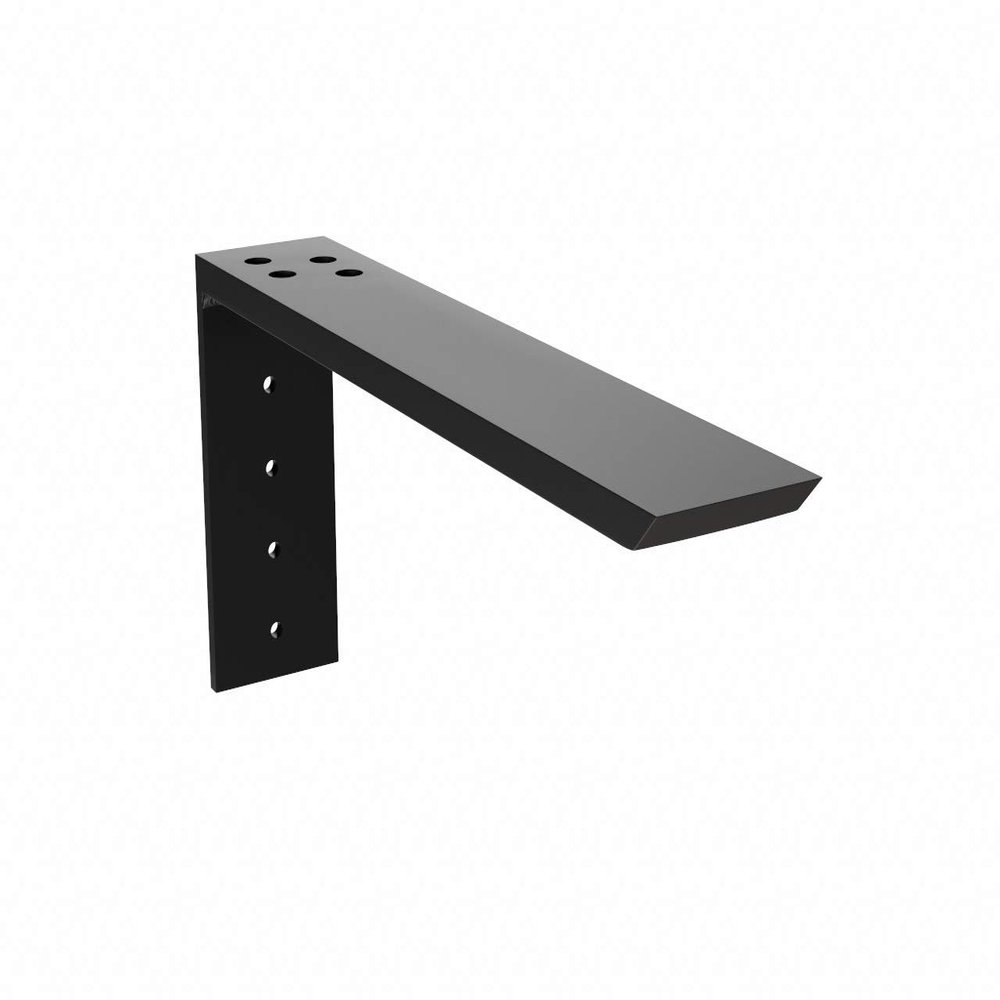 Solid Heavy Duty Steel Countertop Support Bracket, 1 Count, 10 inch, Angle L-Brackets for Shelves, DIY Projects, Made with American Steel, Hardware Included by Original Granite Bracket