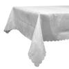 Home Beyond Jacquard Tablecloth - White (52" x 52" Square) view 2