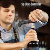 Houseables Wine Opener, Wine Key for Servers, Waiters Corkscrew, Travel Bottle Opener, Cork Screw, with Foil Cutter, Bartenders Tool, Professional, Restaurant, TSA Approved, Portable, Black, 5 1/4" view 3