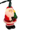 Kurt Adler UL 10-Light Santa with Tree Light Set, 3-Inch view 2