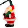 Kurt Adler UL 10-Light Santa with Tree Light Set, 3-Inch view 3