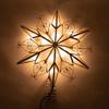 Kurt Adler 10-Light 6-Point Capiz Star Treetop with Scroll Design view 3