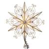 Kurt Adler 10-Light 6-Point Capiz Star Treetop with Scroll Design view 4