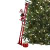 Mr. Christmas Super Climber Musical Animated Christmas Decoration, 42 Inches, Plush White Santa Claus view 1
