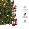 Mr. Christmas Super Climber Musical Animated Christmas Decoration, 42 Inches, Plush White Santa Claus view 2