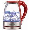 Brentwood Appliances KT-1900R Tempered Glass Tea Kettles, 1.7-Liter, Red view 4