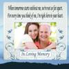 Memorial Picture Frames - "When Tomorrow Starts Without Me " - Tribute to the Loss of a Loved One - Design Goes with Any Decor - Holds a 6" x 4" Photo. view 4