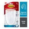 Command Bath Razor Holder, Clear Frosted, 1-Holder, 1- Water-Resistant Strip, Organize Damage-Free view 2