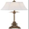 Regency Hill Juliette Traditional French Country Style Buffet Table Lamps 36.5" Tall Skinny Set of 2 Antique Gold Ornate Base White Fabric Bell Shade Decor for Living Room House Home Dining view 3