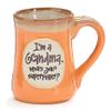 "I'm a Grandma, What's Your Superpower" 18 oz Porcelain Coffee Cup Mug view 1