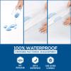 Utopia Bedding Mattress Protector Zippered Twin Size, 100% Waterproof Bed Bug and Dust Mite Proof Mattress Encasement, Absorbent 6 Sided Mattress Cover view 3