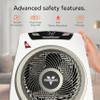 Vornado AVH10 Space Heater for Home, Fan Only Option, Digital Display with Adjustable Thermostat, Advanced Safety Features, Auto Climate Control, Whole Room Electric Heater for Indoors view 4