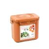 E-Jen Premium Kimchi, Sauerkraut Container Probiotic Fermentation with Inner Vacuum Lid (Earthenware Brown, 0.45 gal/ 1.7L) view 1
