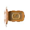 E-Jen Premium Kimchi, Sauerkraut Container Probiotic Fermentation with Inner Vacuum Lid (Earthenware Brown, 0.45 gal/ 1.7L) view 2