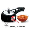 Hawkins Contura Black 1.5 litre Pressure Cooker view 2