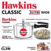 Hawkins Classic 3Liters(Wide) Aluminium Inner Lid Pressure Cooker(Silver) view 2