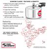 Hawkins Classic 3Liters(Wide) Aluminium Inner Lid Pressure Cooker(Silver) view 4