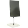 Gedy Rainbow Square Magnifying Mirror, White view 2