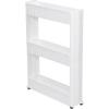 28" Slim Slide Out Storage Tower for Laundry, Bathroom, or Kitchen By Trademark Innovations view 1