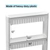 28" Slim Slide Out Storage Tower for Laundry, Bathroom, or Kitchen By Trademark Innovations view 3