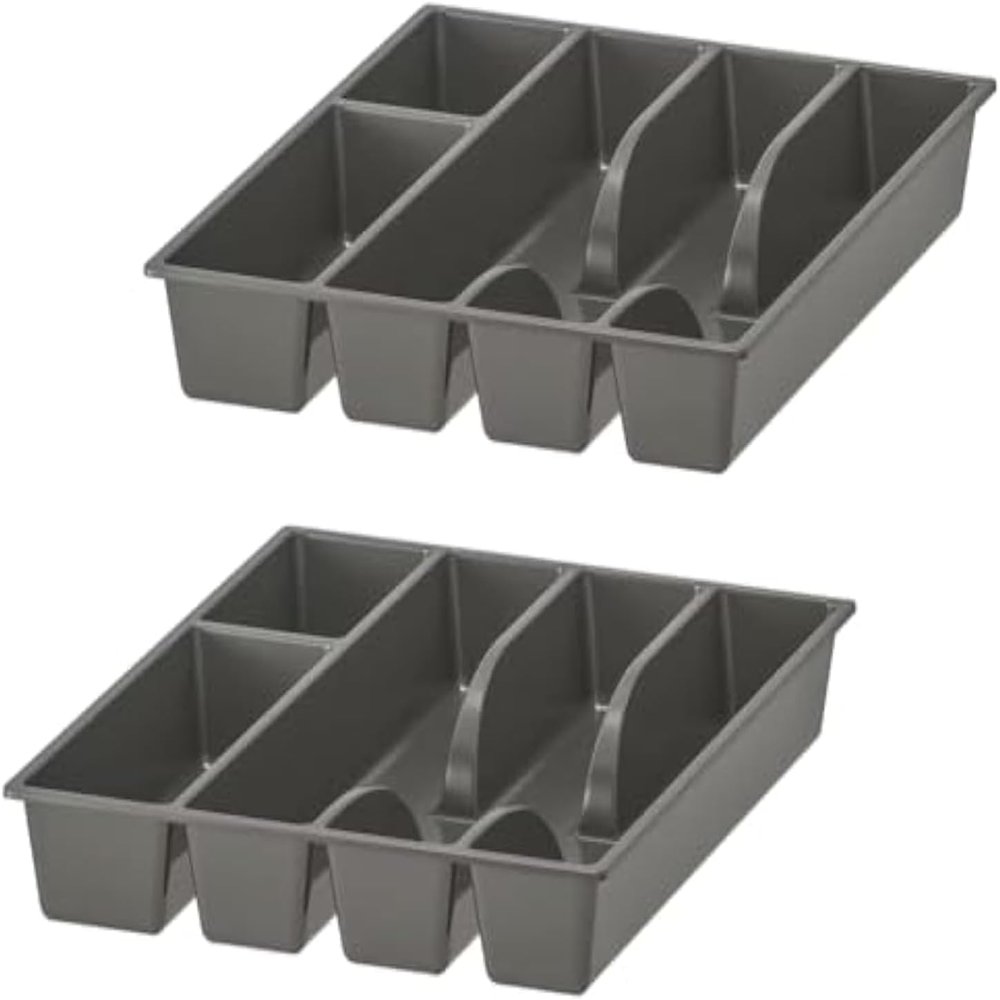 Ikea Flatware Silverware Cutlery Trays (2-pack) 10 X 12 Drawer Insert Smacker