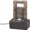Zingz & Thingz Zen Collection Resin Tabletop LED Water Fountain, Cascading Water, 6x4x9.75" view 2