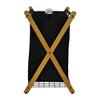 Oceanstar XBS1484 Bamboo 3-Bag Laundry Sorter Black, 29.75 in. H x 19.10 in. W x 27 in. view 3