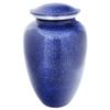 Cobalt Mist Cremation Urn for Ashes, Aluminum, Blue Urn, Adult Sized Cremation Urn, 10.5 Inches High view 1