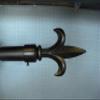 Black Spear Finials for 1" Drapery Iron Hardware - Sold as a Pair view 1