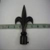 Black Spear Finials for 1" Drapery Iron Hardware - Sold as a Pair view 3