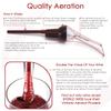 Vintorio Wine Aerator Pourer - Premium Aerating Pourer and Decanter Spout (Black) view 4