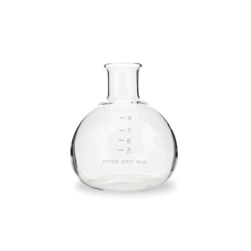 Yama CDM8 Replacement Bottom Beaker - Borosilicate Glass For 6-8 Cup Cold Brew Towers, Heat-Resistant, Dishwasher Safe