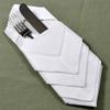 Bumblebee Linens 22" X 22" White Linen Hemstitched Dinner Napkins Set of 4 Large Linen Hem Stitch Luxury Cloth Napkin view 4