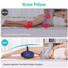 NATUMAX Knee Pillow for Side Sleepers - Sciatica Pain Relief - Back Pain, Leg Pain, Pregnancy, Hip and Joint Pain Memory Foam Leg Pillow (Pillow+Sleep Mask and Ear Plugs) view 2