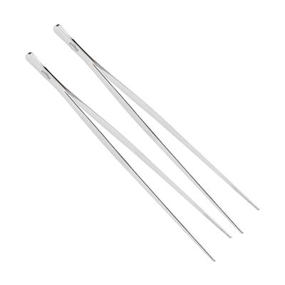 Kchenprofi 12-Inch Tweezer Tongs in 18/10 Stainless Steel, Pack of 2