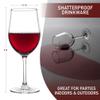 Unbreakable Stemmed Wine Glasses, 12oz - 100% Tritan - Shatterproof, Reusable, Dishwasher Safe Drink Glassware (Set of 4)- Indoor Outdoor Drinkware - Great Holiday and Wedding Gift view 4
