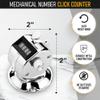 Digi 1st TC-08 Desk Tally Counter with Base, Digital Desktop Counter Clicker Mechanical Number Click Counter (1) view 3