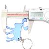 SWATOM Moose Keychain Bottle Opener Beer Opener Tool Key Tag Chain Ring Accessories view 4