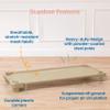 ECR4Kids Stackable Kiddie Cot, Ready-to-Assemble, Standard Size, Classroom Furniture, Sand, 6-Pack view 4