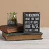 Primitives by Kathy Wooden Box Sign - Funny Bathroom Sayings, Wall Art/Home Decor, Farmhouse Style, Housewarming Gift, 4x5 IN view 2