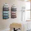 Sorbus Towel Rack Wall Mounted  Metal Towel Holder for Bathroom Wall, Washcloth, Rolled Bath Towels, Spa, Gym, Camper Rv, Shelf Cabinet - 6 Level Wine Rack Wall Mounted for Kitchen Bar, Wine Cellar view 2