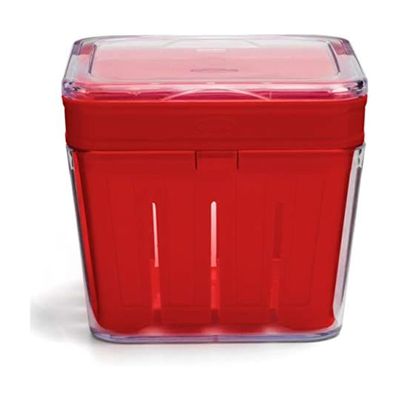 Chef'n Bramble Berry Basket and Colander (1-Quart, Cherry)