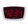Equity 75906 LED Alarm Clock with High/Low Dimmer, 1.8", Red view 2