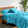Bare Home Twin XL Sheet Set - College Dorm Size - Luxury 1800 Ultra-Soft Microfiber Twin Extra Long Bed Sheets - Deep Pockets - Easy Fit - Extra Soft - 3 Piece Set - Bed Sheets (Twin XL, Aqua) view 2