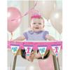 Amscan High Chair Decorating Kit | 1st Birthday Girl | Flowers and Butterflies Collection view 1