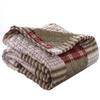 Eddie Bauer - Throw Blanket, 100% Soft Cotton Percale Plaid Bedding, Throw Blanket for Couch or Bed (Camano Island Red, 50" x 60") view 1