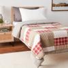 Eddie Bauer - Throw Blanket, 100% Soft Cotton Percale Plaid Bedding, Throw Blanket for Couch or Bed (Camano Island Red, 50" x 60") view 2