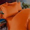 1800 Thread Count - Egyptian Quality 3pc Duvet Cover Set, Solid, Full/Queen, Elite Orange view 1