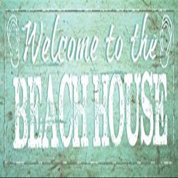 Welcome to Our Beach House Metal Sign, Beach Decor, Summer, Home Decor