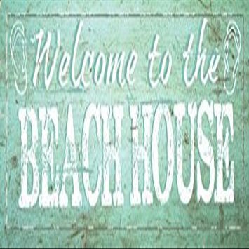 Welcome to Our Beach House Metal Sign, Beach Decor, Summer, Home Decor